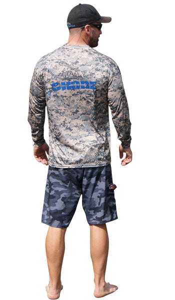 Baseball Shorts - Navy Digital Camo