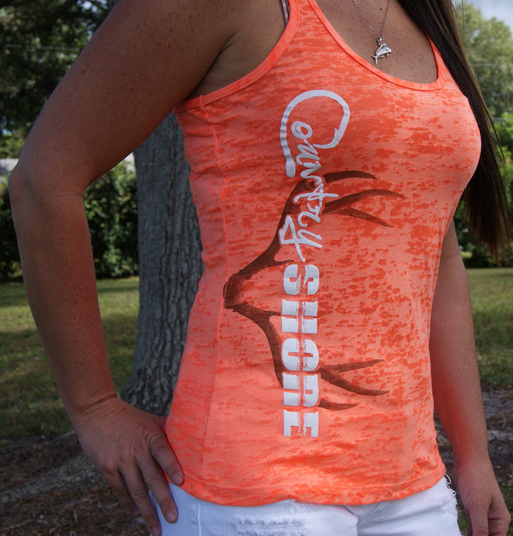 Burnout Purple Mahi Tank Top