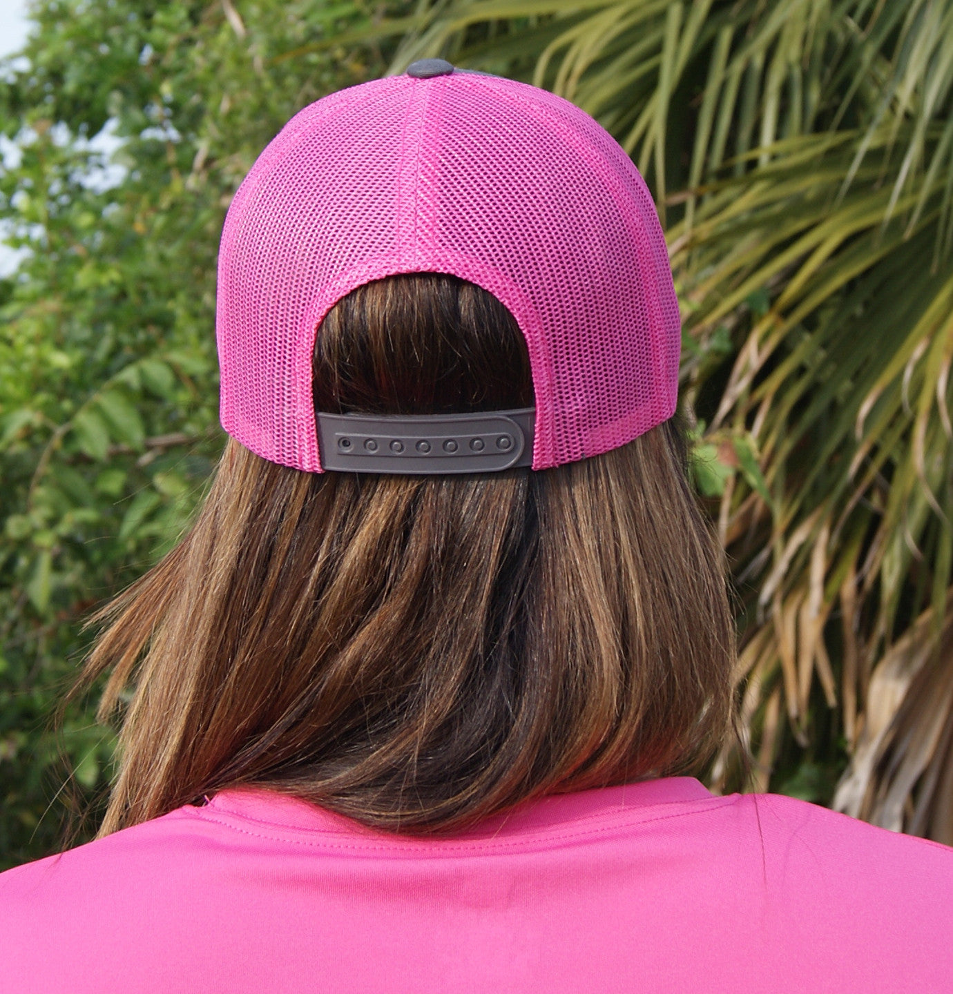 Pink Rv Hat Signature Series Snapback Mesh Trucker Hat - Pink | Country Shore ...