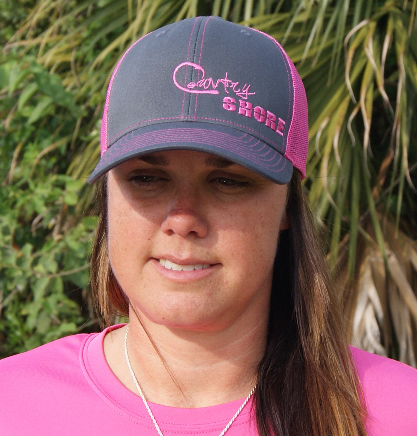 Pink Rv Hat Signature Series Snapback Mesh Trucker Hat - Pink | Country Shore ...